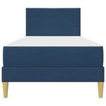 vidaXL Cadre de lit Bleu 100 x 200 cm Polyester