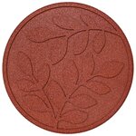 vidaXL Pierre de marchage 6 Pièces Rouge Ø 44 x 2 cm Caoutchouc