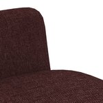 Vidaxl chaises à manger lot de 4 bordeaux tissu