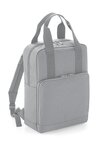 Sac à dos urbain avec 2 poignées - 14 litres - bg116 - gris clair