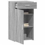 vidaXL Buffet sonoma gris 50x42 5x93 cm bois d'ingénierie