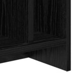 vidaXL Meuble TV Chêne noir 50 x 35 x 45 cm Bois d'ingénierie