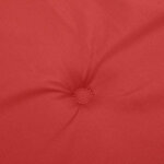 vidaXL Coussin de banc de jardin rouge 100x50x3 cm tissu oxford