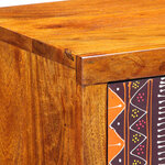 vidaXL Cabinet de chevet Marron 35 x 30 x 22 cm Bois d'acacia massif