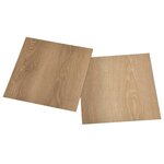 vidaXL Dalles de plancher autoadhésives 20 Pièces PVC 1 86 m² marron