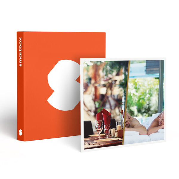 SMARTBOX - Coffret Cadeau Massage avec accès à l’espace bien-être et dîner Menu 3 Plats pour 2 - Multi-thèmes