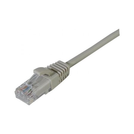 Cordon RJ45 catégorie 6 U/UTP LSOH snagless gris - 0,5 m DEXLAN