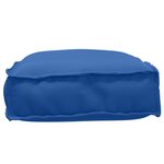 vidaXL Coussin pour assise de palette Bleu royal 60 x 40 x 8 cm