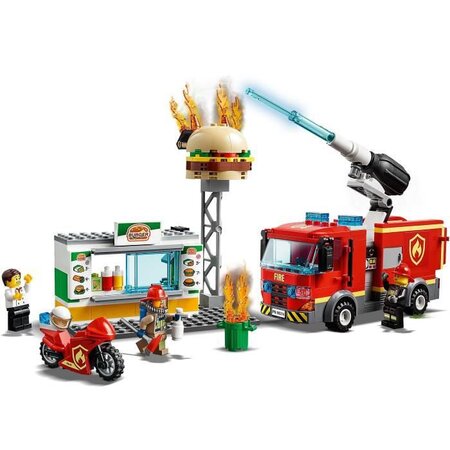 Lego city 60214 l'intervention des pompiers au restaurant de