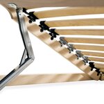 vidaXL Sommier à lattes sans matelas avec 28 lattes 7 zones 100x200 cm