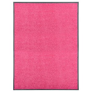 vidaXL Paillasson lavable Rose 90x120 cm
