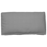 vidaXL Coussin pour assise / dossier de palette Gris 120 x 60 x 12 cm