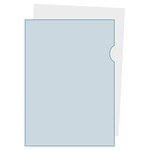 Pqt de 10 Pochettes coins A4 PP 0,12 mm Transparent lisse EXACOMPTA