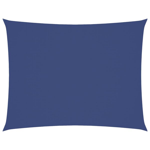 vidaXL Voile de parasol tissu oxford rectangulaire 5x6 m bleu