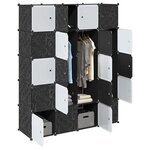 vidaXL Cubes de rangement 20 Pièces avec tiges de suspension PP