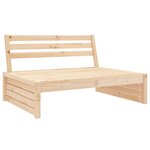 vidaXL Salon de jardin 4 Pièces bois massif de pin