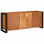 vidaXL Meuble TV Marron 120 x 33 x 50 cm Bois d'acacia massif