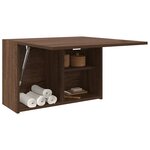 vidaXL Armoire murale de bain chêne marron 60x25x40 cm bois ingénierie