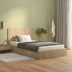 vidaXL Tête de lit Chêne sonoma 120x1 5x80 cm Bois d'ingénierie