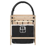 vidaXL Lit mezzanine enfants avec tunnel sans matelas 80x200 cm
