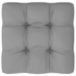 vidaXL Pouf palette de jardin Bois de pin imprégné de gris
