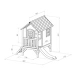 Axi maison pour enfants bois tom