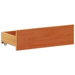 vidaXL Cadre de lit sans matelas avec tête de lit 200x200 cm bois pin