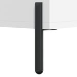 vidaXL Buffet blanc 34 5x34x90 cm bois d'ingénierie