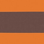 vidaXL Voile d'ombre Orange et marron 4 5 x 4 5 x 4 5 m