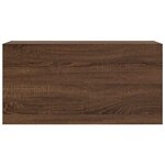 vidaXL Armoire murale de bain chêne marron 80x25x40 cm bois ingénierie