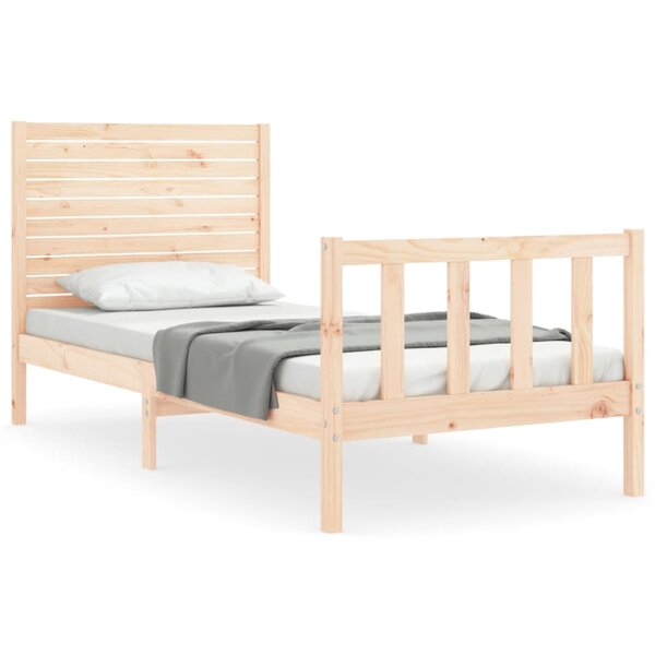 vidaXL Cadre de lit sans matelas 100x200 cm bois massif de pin