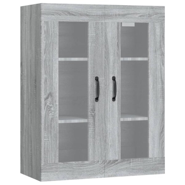 vidaXL Armoire murale suspendue Sonoma gris 69 5x34x90 cm