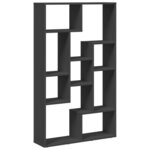 vidaXL Bibliothèque noir 72x20x120 cm bois d'ingénierie