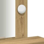 vidaXL Table de Toilette Marron 50 x 41 x 140 cm Bois d'ingénierie