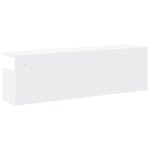 vidaXL Armoire murale 100x20x30 cm blanc bois d'ingénierie