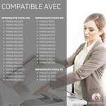 123CONSOMMABLES - PG-540 XL CL-541 XL - Pack pour cartouche Canon 540 541 XL - encre Canon 540 et 541 compatible imprimante Canon PIXMA MX475 MG3650 MG3550 MG4250 TS5150 TS5151 (1 noir / 1 tri-couleur)