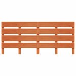 vidaXL Tête de lit cire marron 135 cm bois massif de pin
