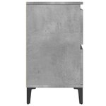 vidaXL Meuble d'évier gris béton 80x33x60 cm bois d'ingénierie