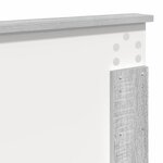 vidaXL Tête de lit Gris Sonoma 180 cm Bois d'ingénierie