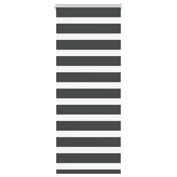 vidaXL Store zèbre noir 55x150 cm largeur du tissu 50 9 cm polyester