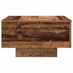 vidaXL Table basse Bois Ancien 55 x 55 x 31 cm Bois d'ingénierie