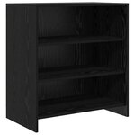 vidaXL Buffet 2 Pièces Chêne noir 70 x 41 x 75 cm Bois d'ingénierie