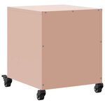 vidaXL Table de chevet rose 36x38 5x43 5 cm acier