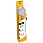 BIC Gel-ocity Illusion Recharges Stylo Gel Effaçable Pointe Moyenne (0,7 mm) - Noir, Boîte de 12