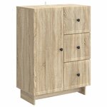 vidaXL Buffet Chêne Sonoma 66 x 34 5 x 90 cm Bois d'ingénierie