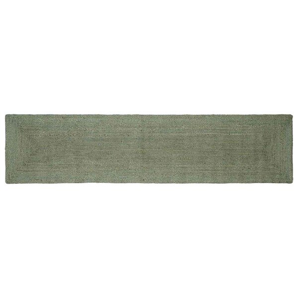 vidaXL Tapis de surface Rectangulaire Vert olive 60 x 300 cm Jute