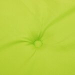 Vidaxl coussin de banc de jardin vert brillant 100x50x3cm tissu oxford