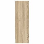 vidaXL Bibliothèque chêne sonoma 80x24x75 cm bois d'ingénierie