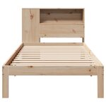 vidaXL Lit bibliothèque sans matelas 75x190 cm bois de pin massif