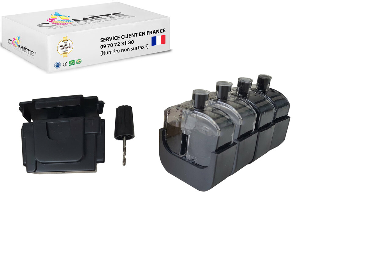 1 Kit de recharge compatible HP 305 Couleur - Cartouche imprimante